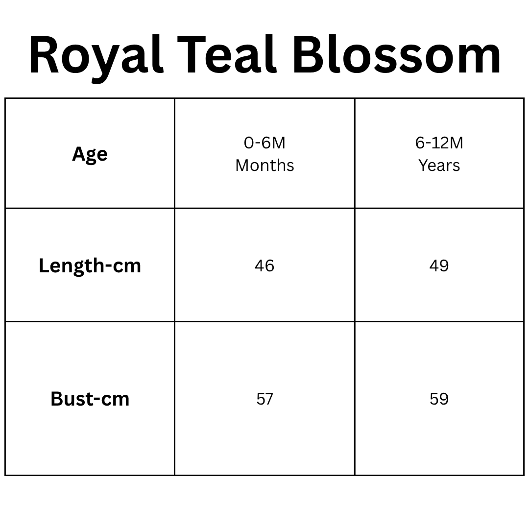 Royal Teal Blossom