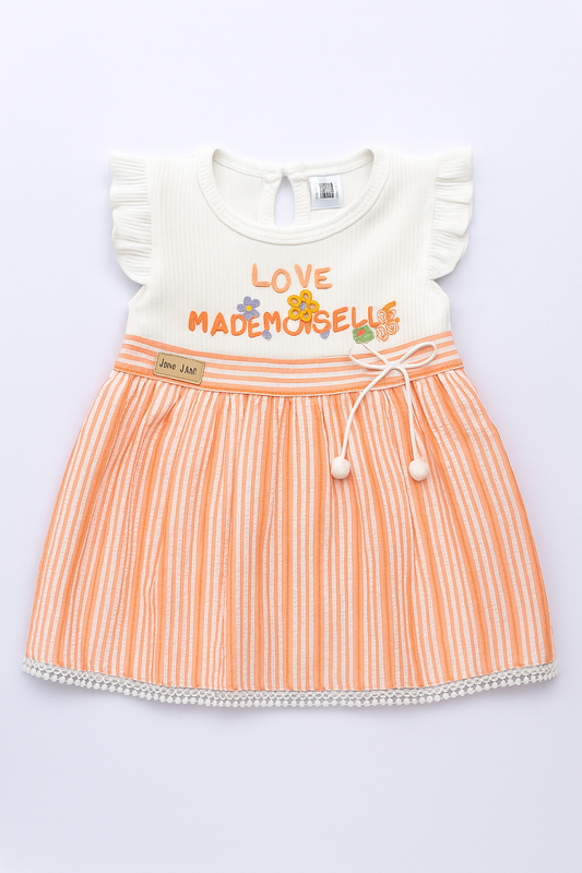 Orange Casual Charm