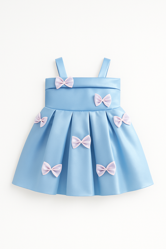 Blue Bow Charm