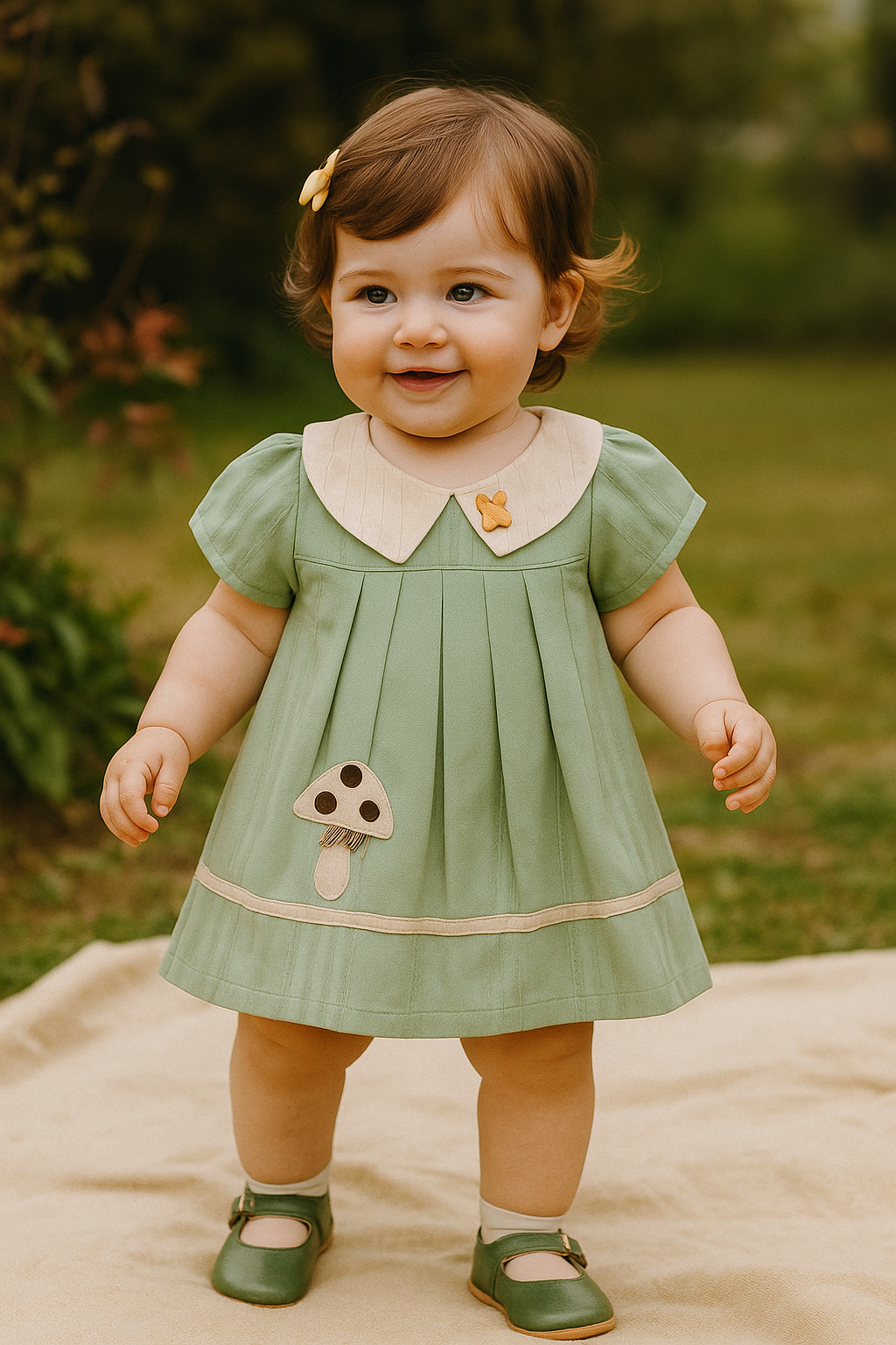 Green Little Star