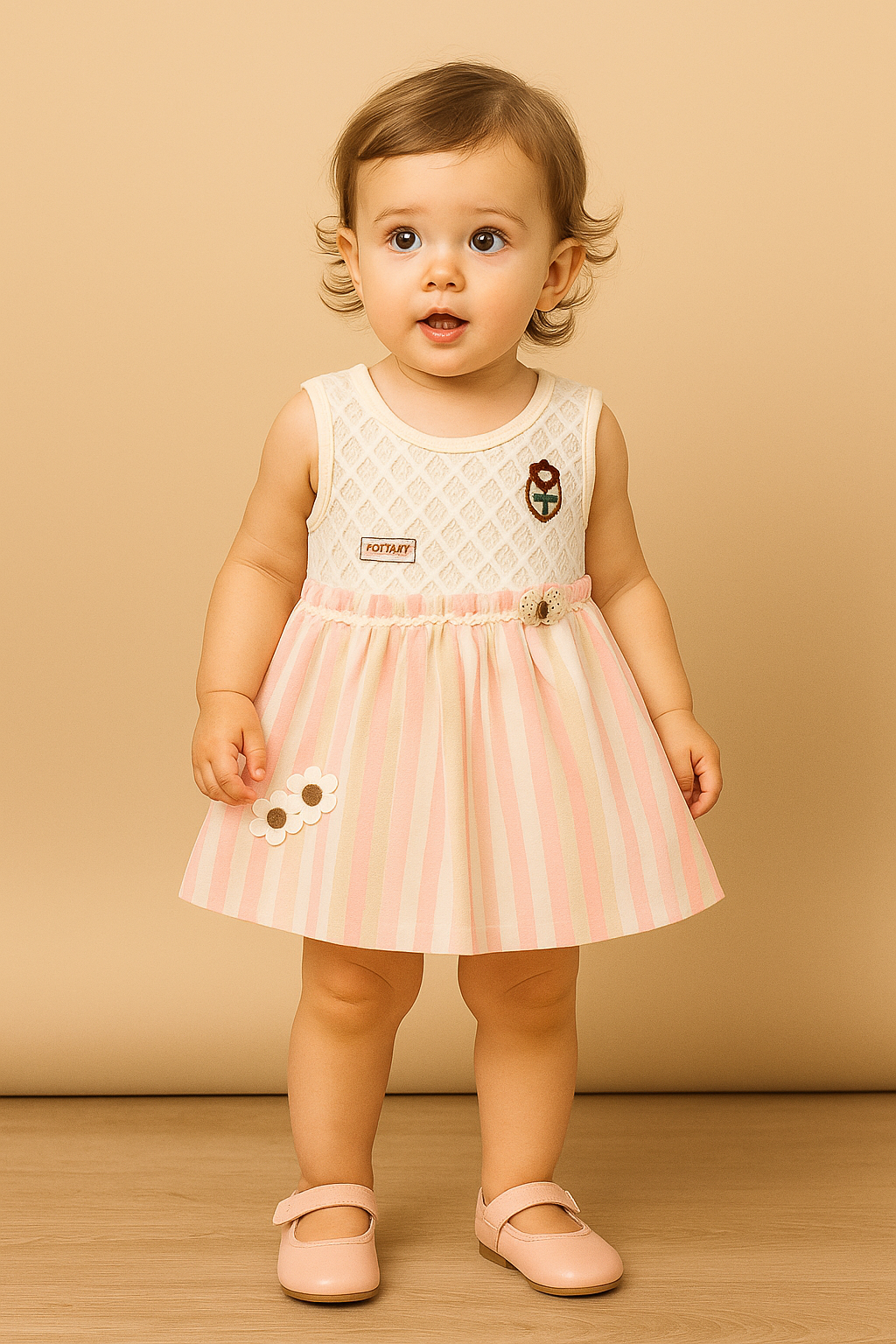 Peach Tiny Meadow