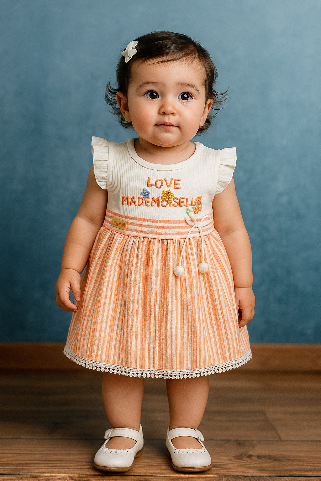 Orange Casual Charm