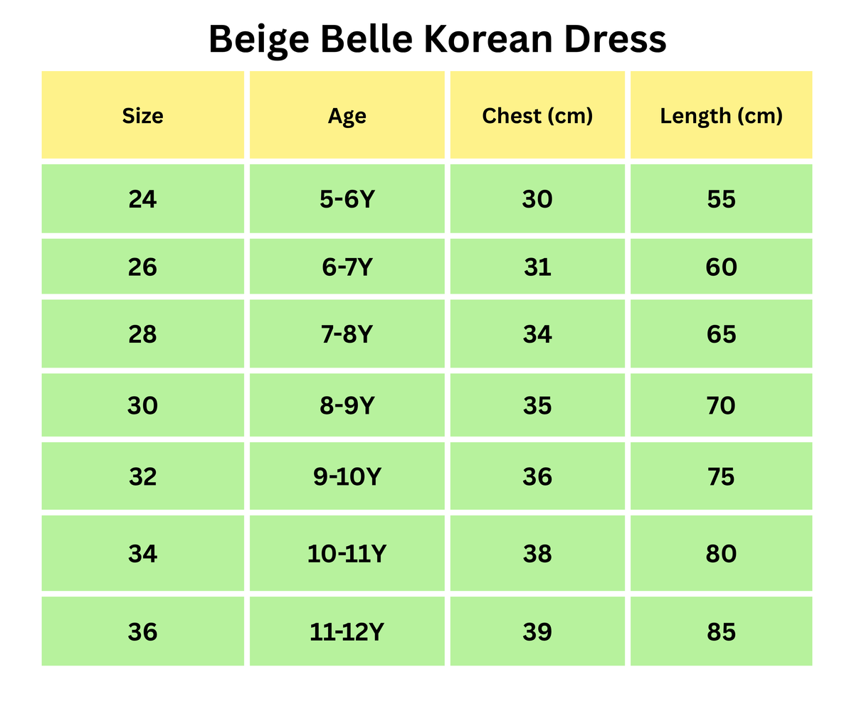 Beige Belle Korean Dress